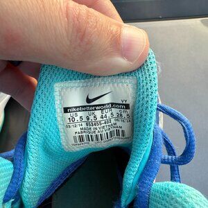 Nike Air Max Stutter Step 2 Basketball Shoes Men’s Size 10.5 Blue Teal White